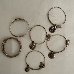 Alex and Ani Bracelets (set of 6)